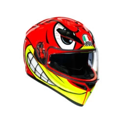 AGV K3 SV Birdy Helmet, Red/Yellow