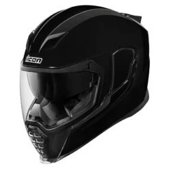 Icon Airflite Helmet, Gloss Black