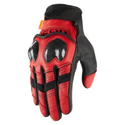 Icon Contra2 Gloves, Red