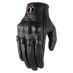 Icon Pursuit Classic Gloves, Black