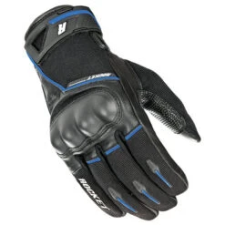 Joe Rocket Super Moto Gloves, Black/Blue