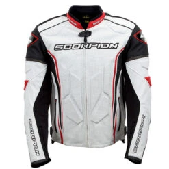 Scorpion Clutch Jacket White/Red