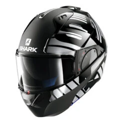 Shark EVO-One 2 Lithion Dual Helmet, Black/Chrome/Dark Grey