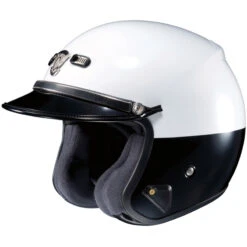 Shoei RJ Plantinum-R LE Lo-Rise Helmet, Black/White