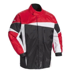 Tour Master Defender 2.0 Rain Suit, Black/Red